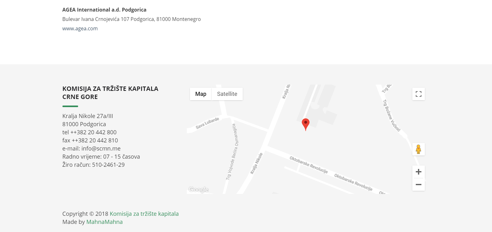 AGEA capital markets website